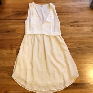 Cream dress from Aritzia